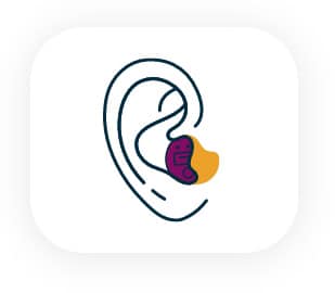 In-the-Canal hearing aid illustration
